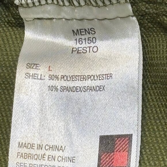 Woolrich Mens Windbreaker Jacket Size Large Military Green Lightweight Outdoor - Picture 11 of 11